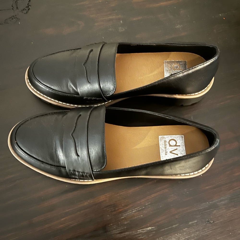 Dolce Vita Black Loafers